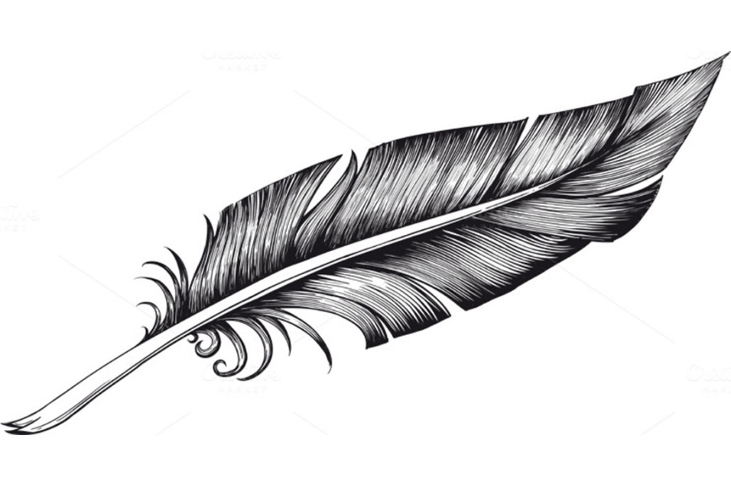 free clip art quill pen and ink - photo #34