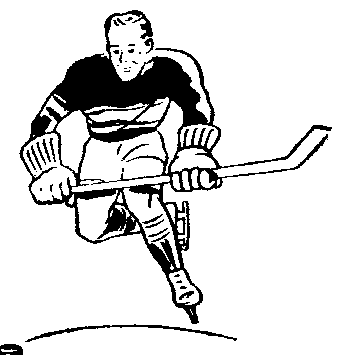 Animated Hockey Player Clipart