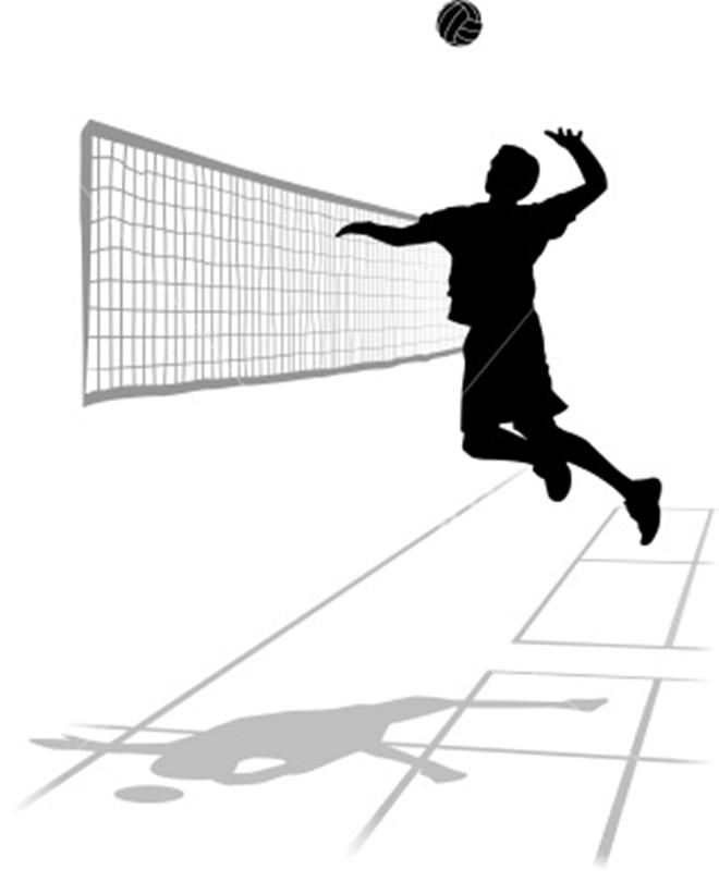 Volleyball Jump Serve Clipart