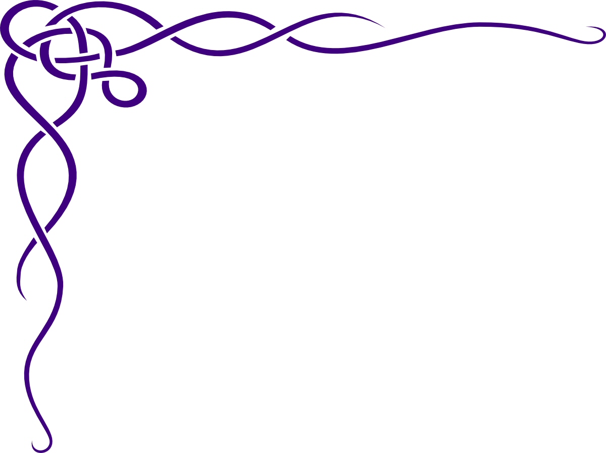 Purple Decorative Corner Border Vector: AI and EPS Downloads