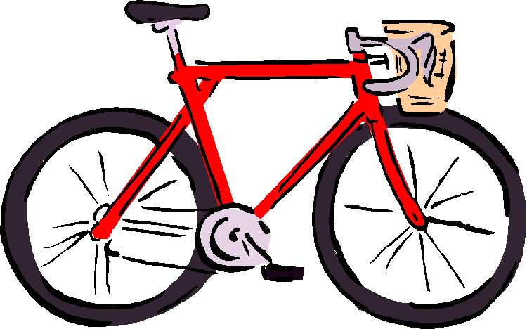 free cartoon bicycle clip art - photo #19
