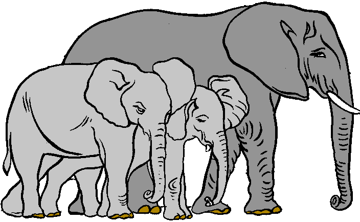 Elephant Clipart Silhouette Free | Clipart Panda - Free Clipart Images