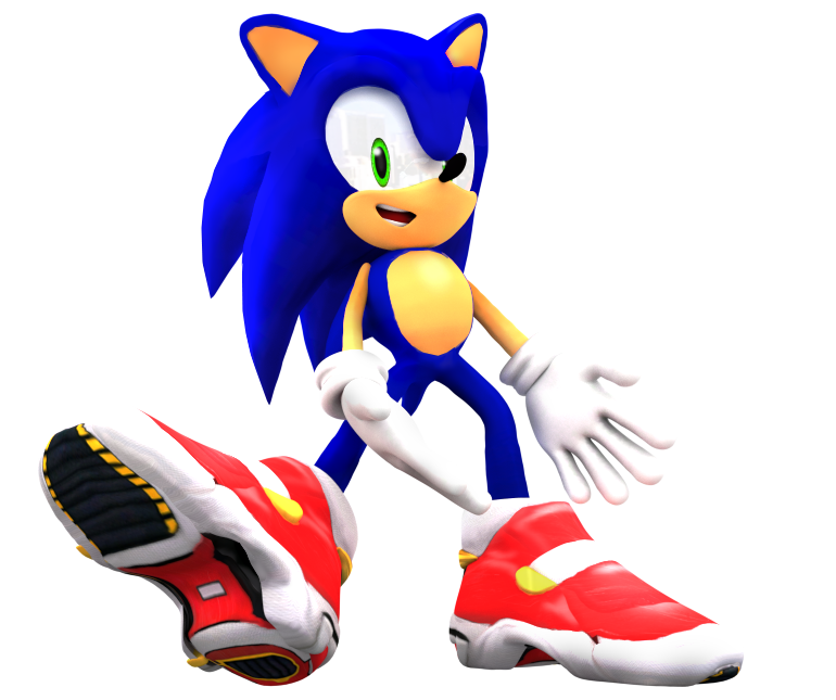 Sonic's New Soap Shoes Render by NIBROCrock on deviantART