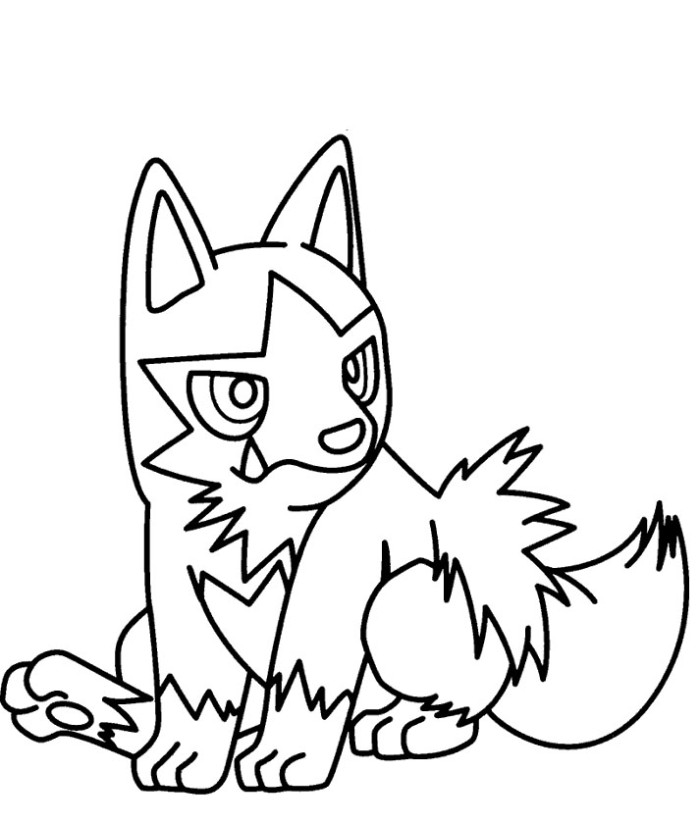 Poochyena Pokemon Coloring Pages - Pokemon Coloring Pages : Free ...