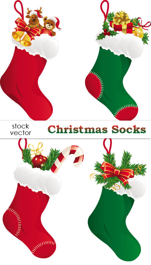 free clipart christmas socks - photo #40