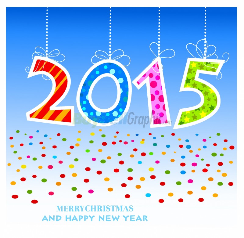 New year vector card vector graphic royalty free download ...