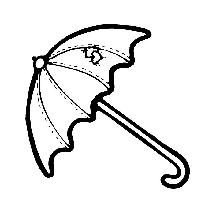 Umbrella Coloring Pages Printable | Ace Images