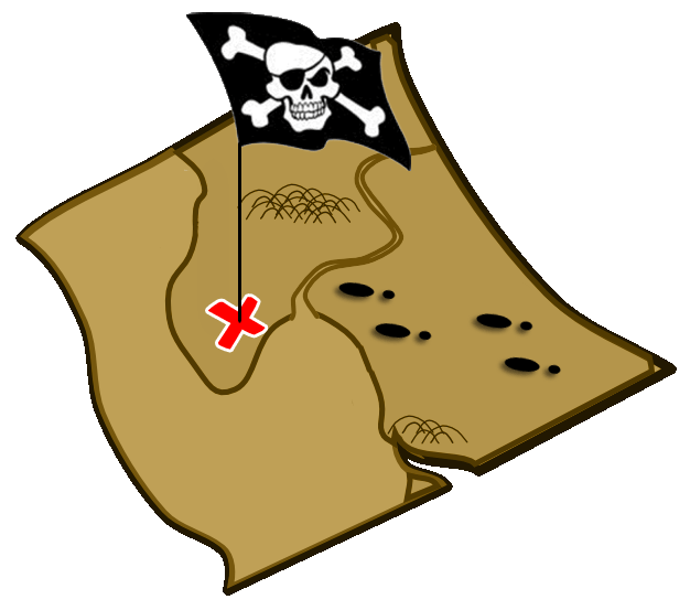 Pirate Treasure Map Template - ClipArt Best