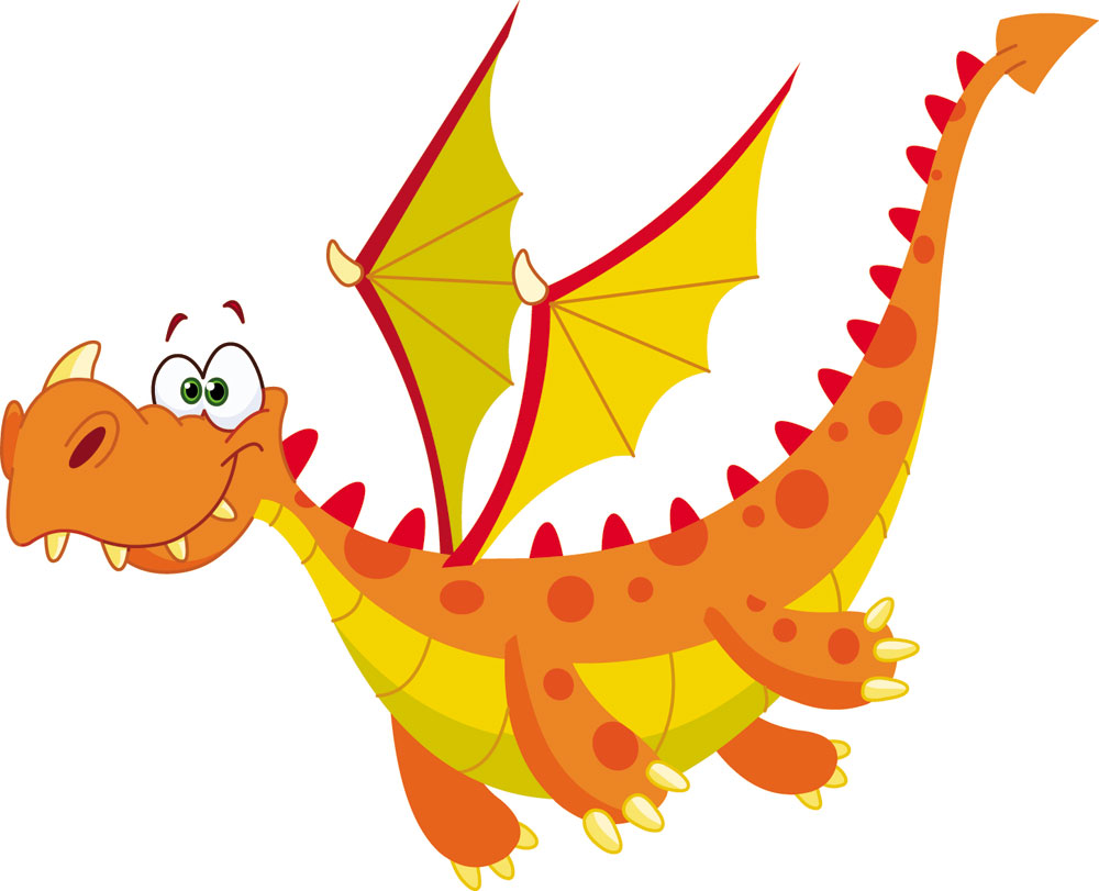 Cartoon dragon image 04 vector Free Vector / 4Vector
