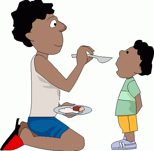 child_eating_2 clipart - child_eating_2 clip art
