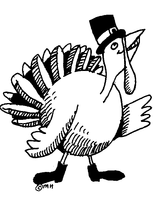 Thanksgiving Day Clip Art Black and White | Bindass Wallpapers