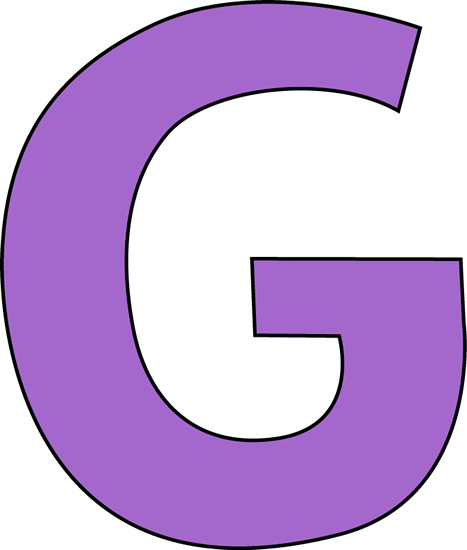 Purple Letter G Clip Art - Purple Letter G Image