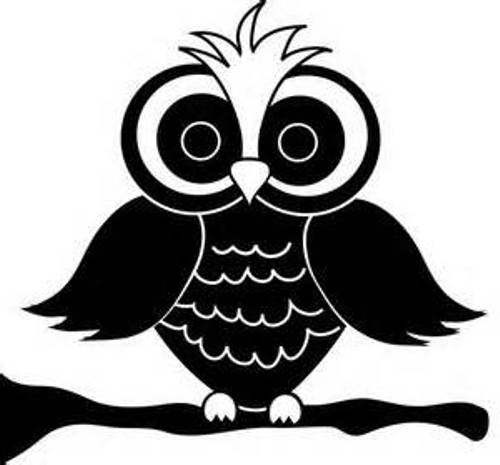 owl images clipart black and white - photo #27