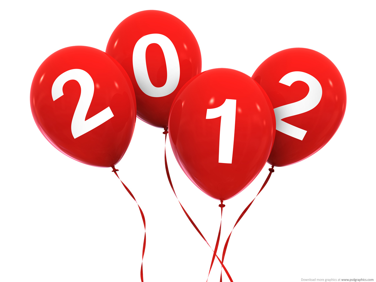 New Year 2012 celebration | PSDGraphics
