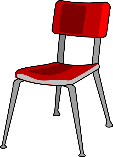 Red Student Desk Chair Clip Art #43 Children School Desk Chair ...