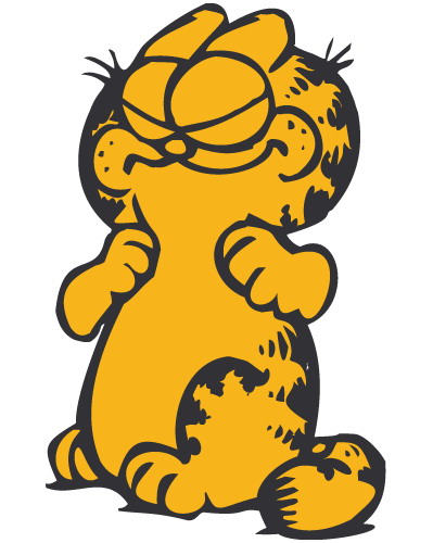 clipart of garfield the cat - photo #5