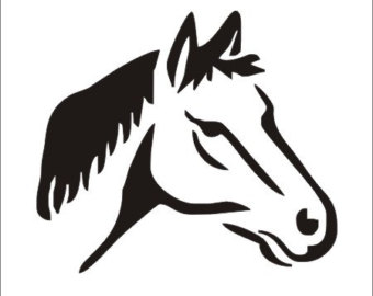 Popular items for horse stencil on Etsy