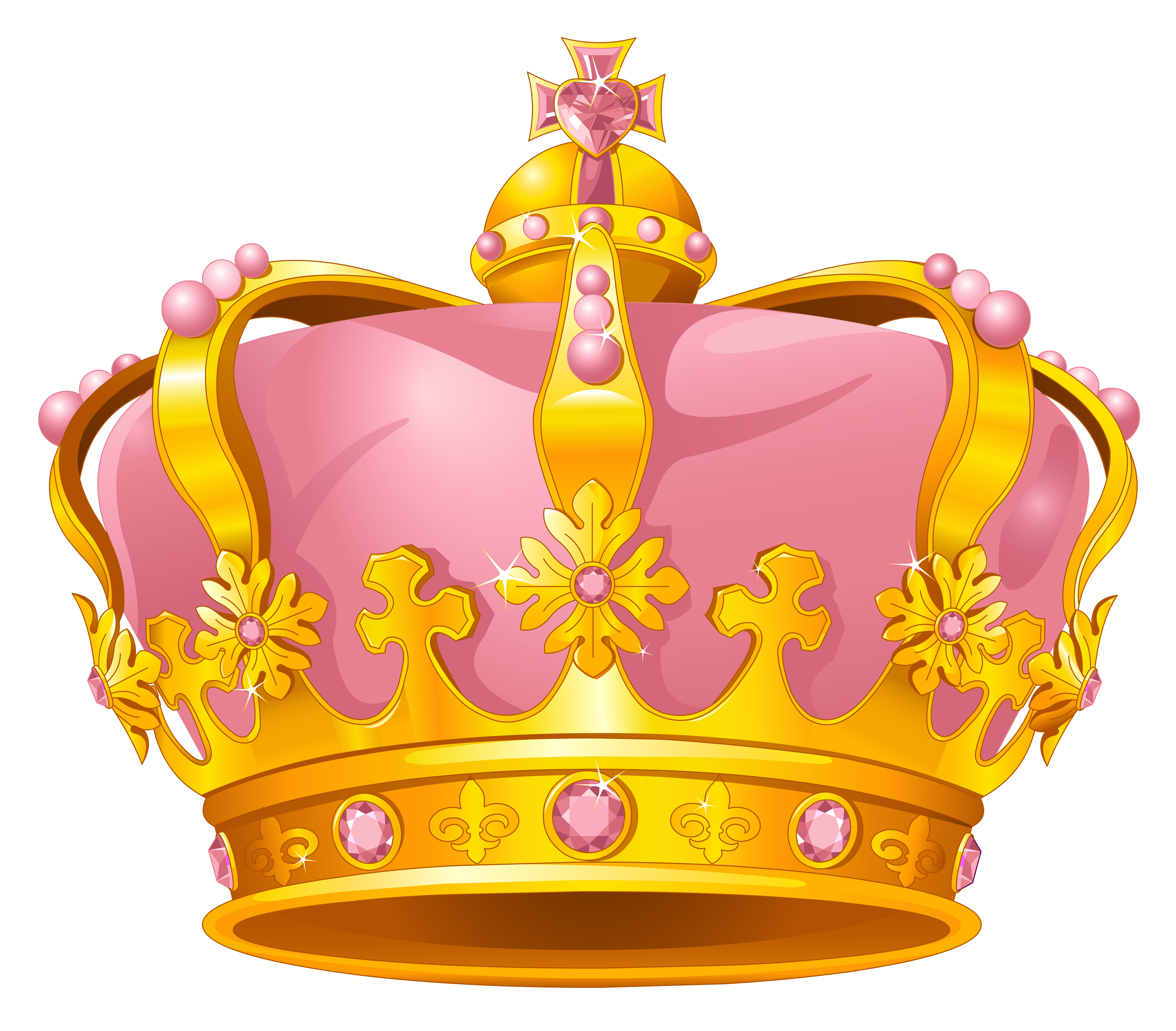 Gold Princess Crown Clipart