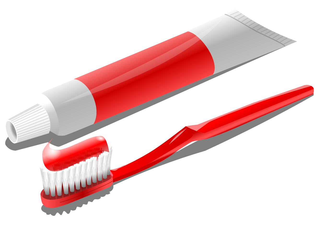 Toothbrush with Toothpaste 2 toothbrush 3 SVG - ClipArt Best ...