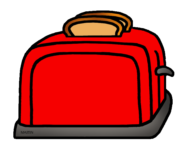 Free Mini Images Arts Clip Art by Phillip Martin, Red Toaster
