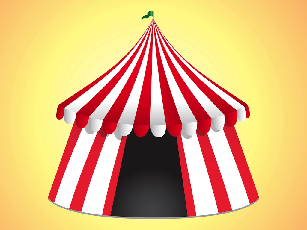 Circus Tent Clipart Black And White | Clipart Panda - Free Clipart ...