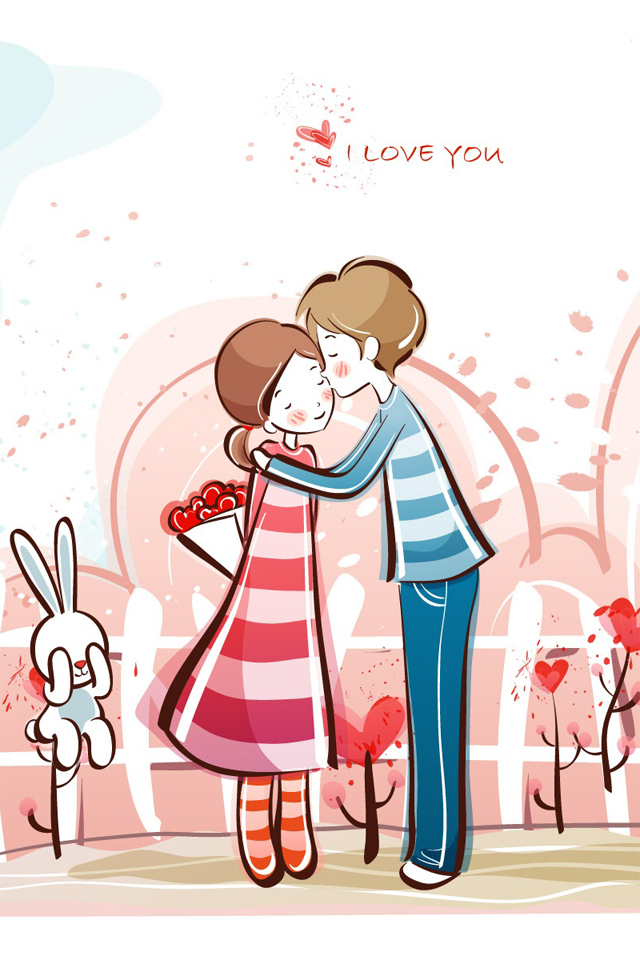 Cartoon Love Hd Wallpaper For Mobile