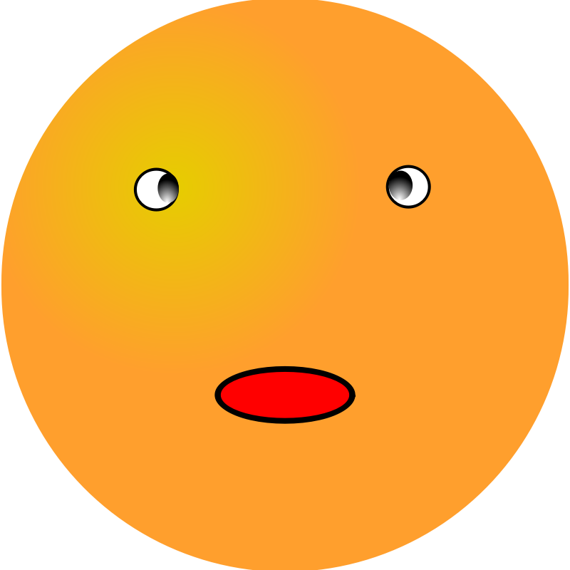 Clipart - Smiley: Surprised
