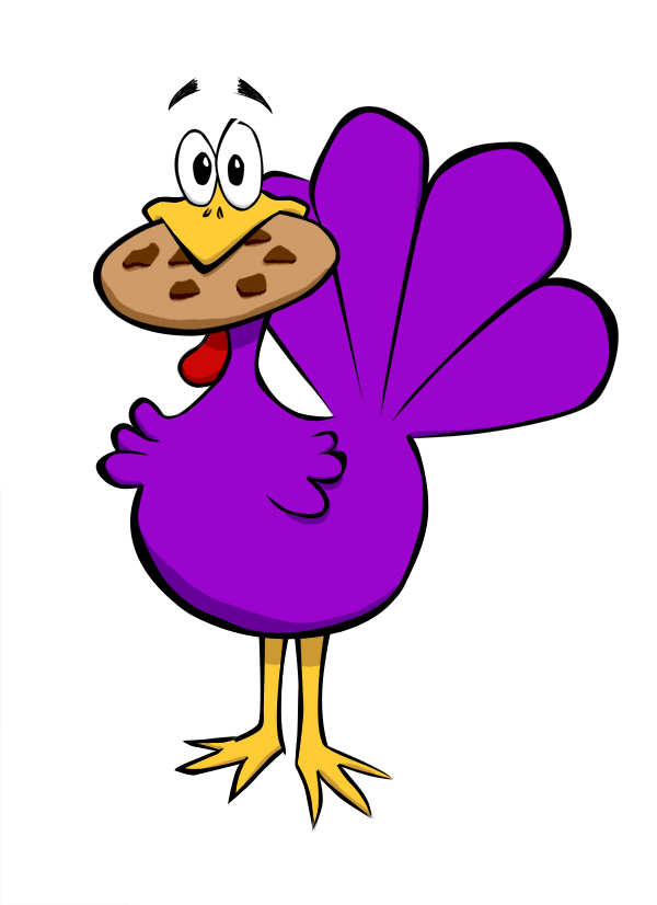 Purple Turkey Mascot by KateMorris on deviantART
