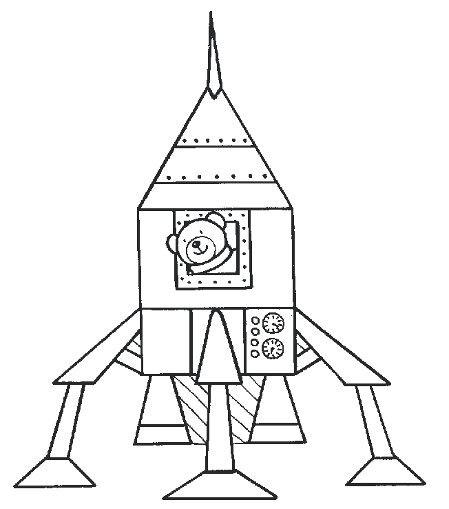 Printable coloring pages for children rockets Mike Folkerth - King ...