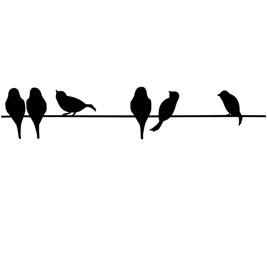 Bird On Wire Silhouette | Cool Eyecatching tatoos