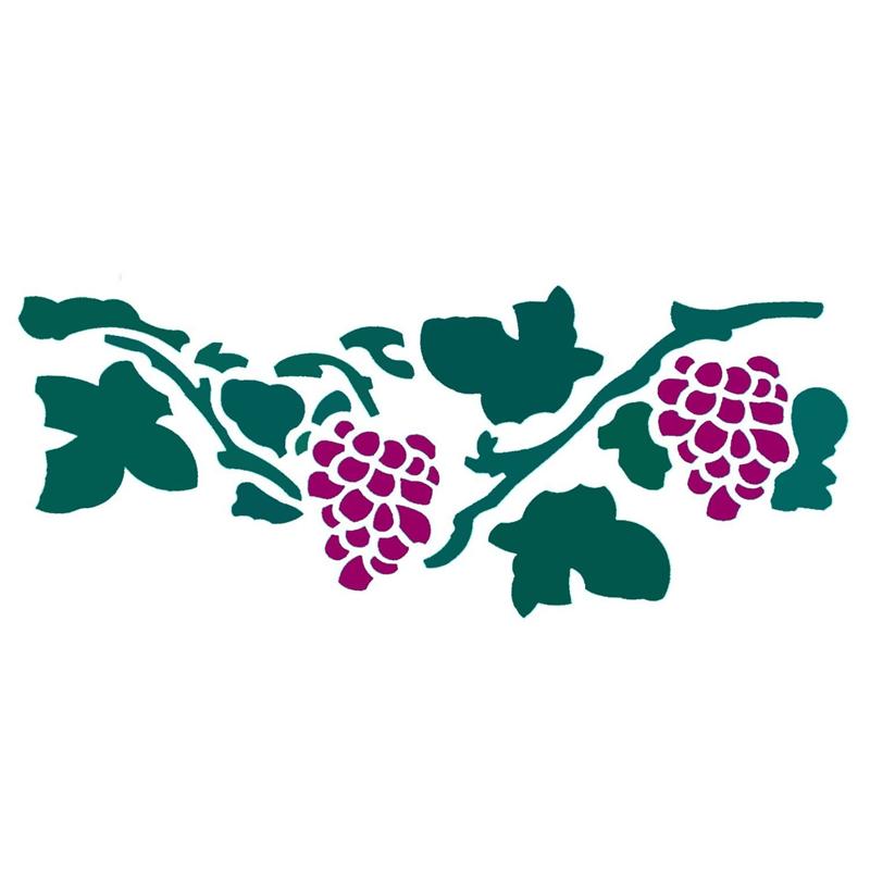 Grape Vine Template Stencil Printable Free