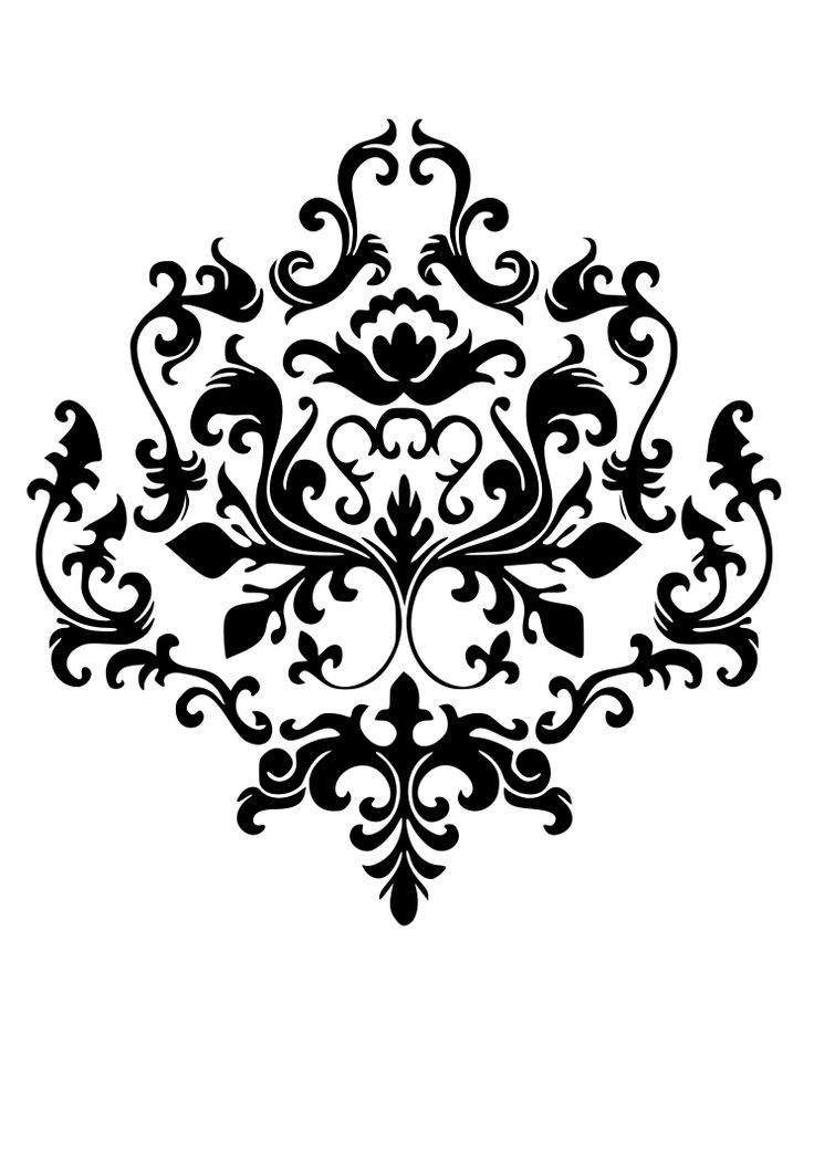 Damask.png (745×1053) | Tattoos and Piercings | Pinterest