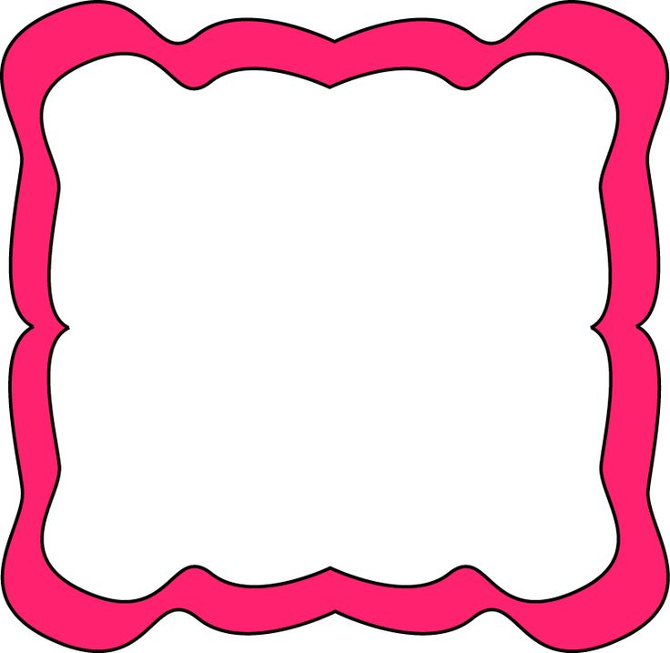 pink frames and borders - Google Search | Clip Art-Blank Labels | Pin…