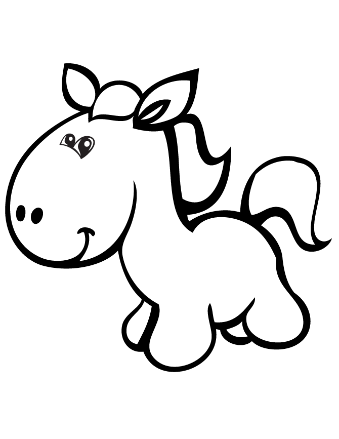Cartoon Horse Coloring Pages - Free Printable Coloring Pages ...