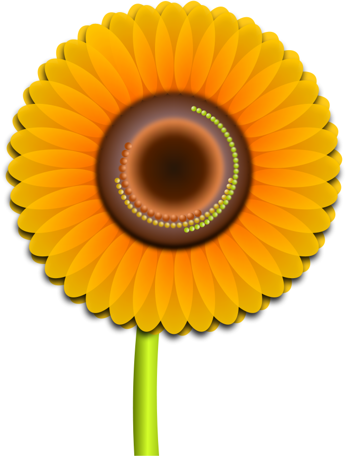 Sun Flower Clipart, vector clip art online, royalty free design ...