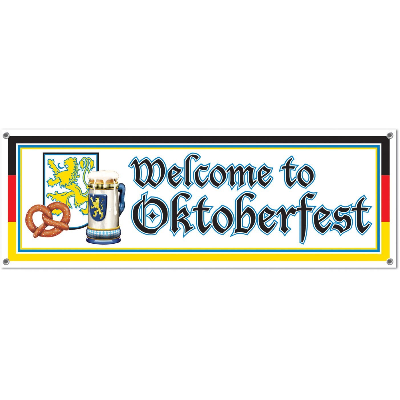 Amazon.com: Beistle Company Mens Oktoberfest - Sign Banner: Adult ...