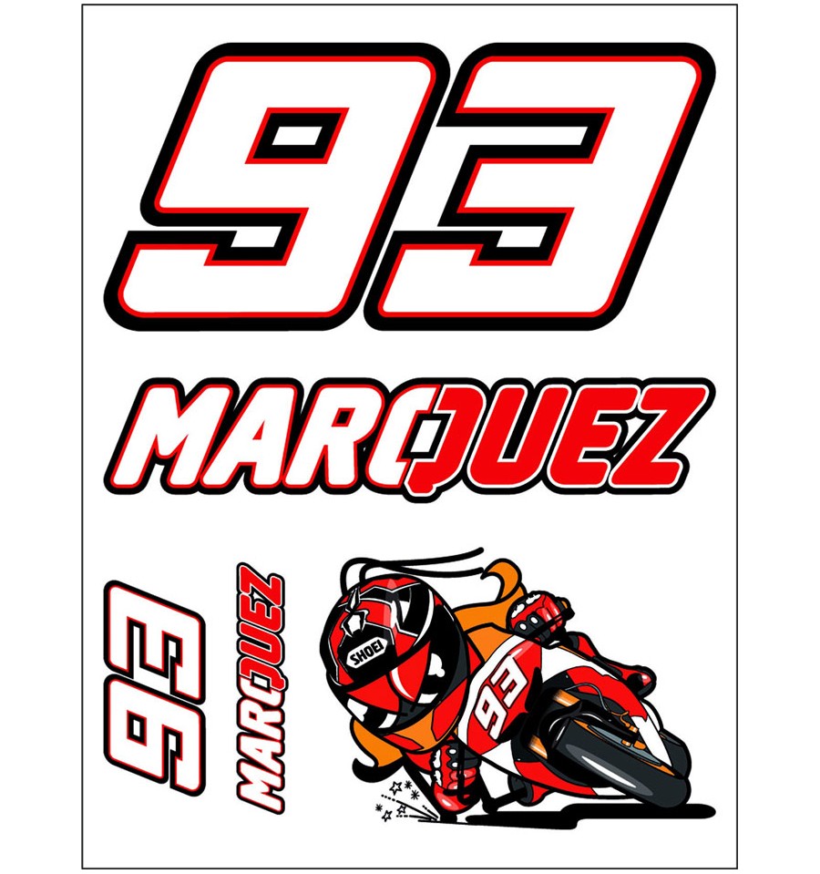 Marc Marquez Small Stickers MMUST105403