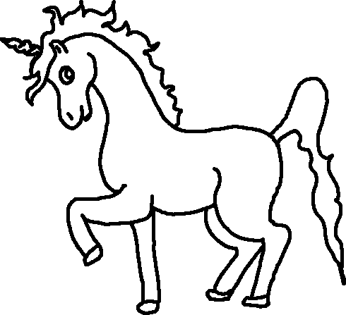 digital dunes: Horse lifted his foot coloring pages