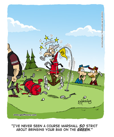 Cartoon Funny Golf Picture