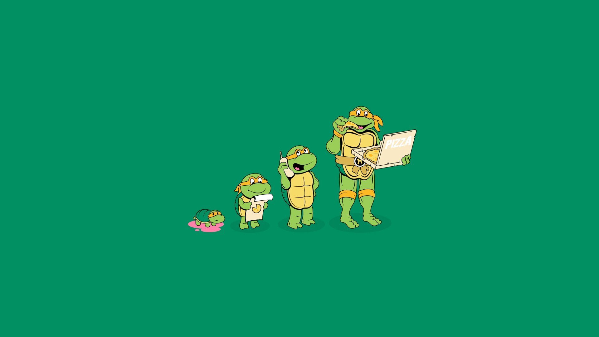 Michelangelo Teenage Mutant Ninja Turtles | HD Background Wallpaper