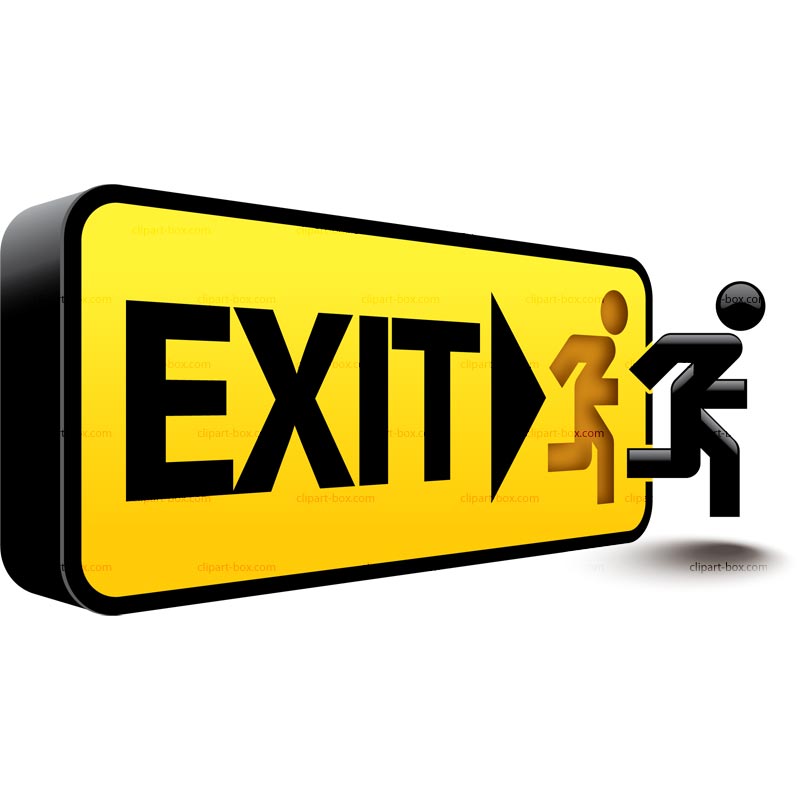 clipart exit - photo #43