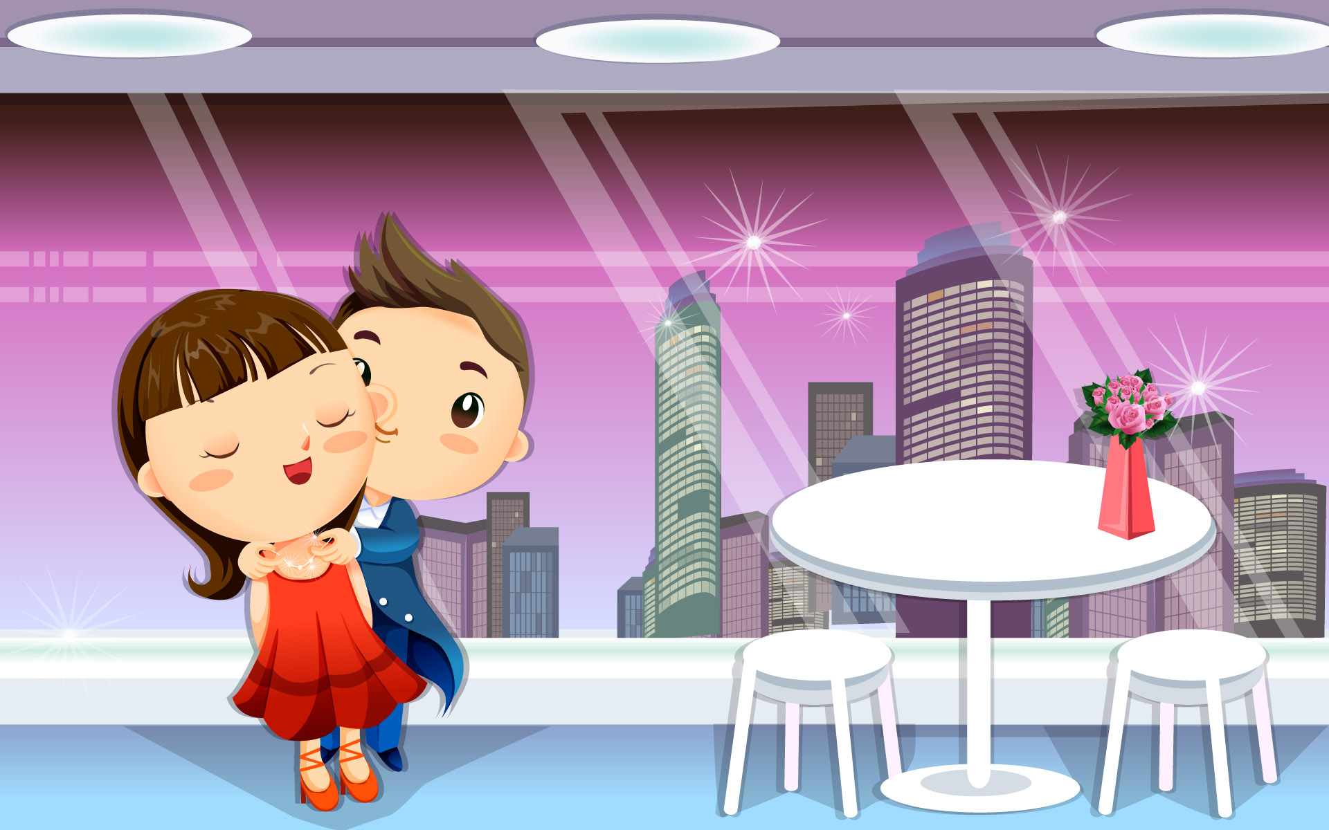 cartoon couple kissing photos | Daily pics update | HD Wallpapers ...