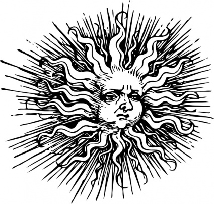 Ornate Sun clip art - Download free Other vectors