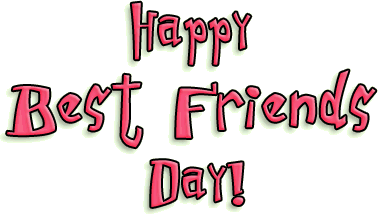 Best Friend Day Clip Art and Text Banner | Download Free Word ...