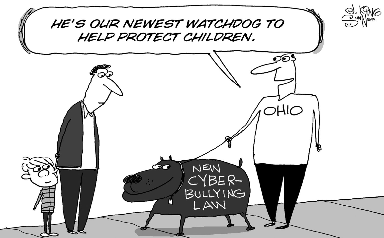Ohio's cyber-bullying law - editorial cartoon | cleveland.com