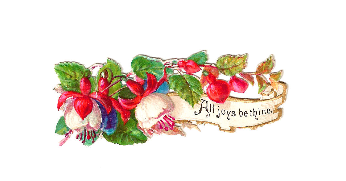 Antique Images: Antique Flower Graphic: Digital Bleeding Heart ...