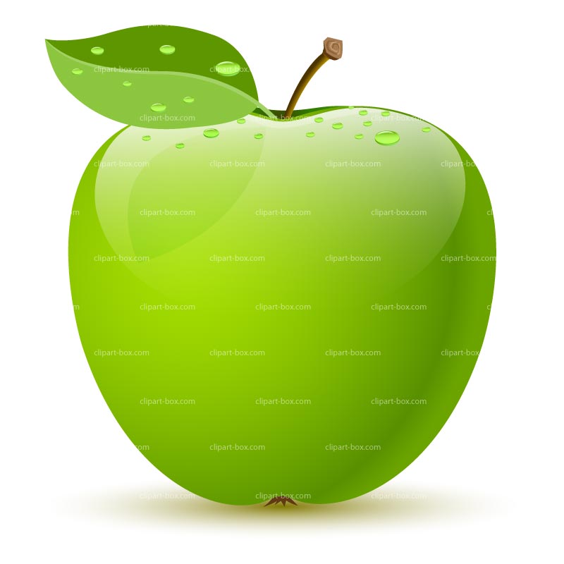 clipart green apple - photo #50