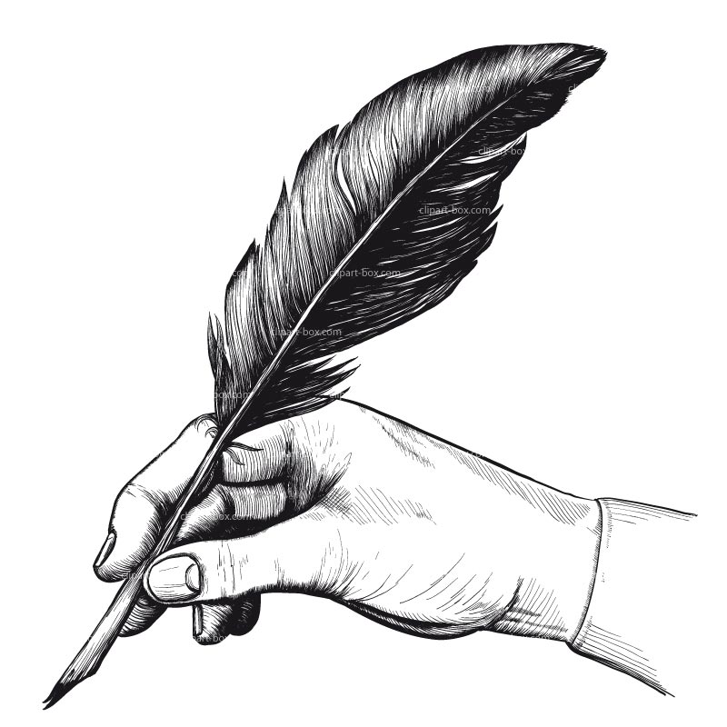 free clip art quill pen and ink - photo #29