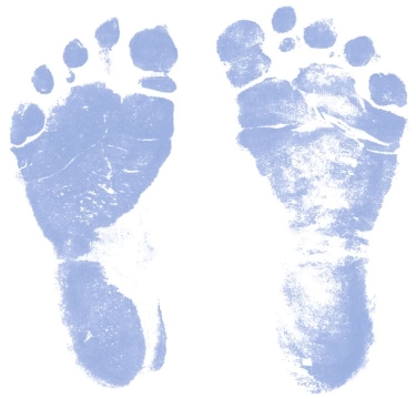 Baby Boy Footprint Clipart - ClipArt Best