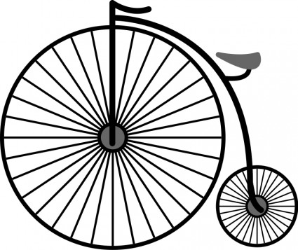 Penny Farthing Bicycle Vector clip art - Free vector for free download